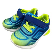 Stride Rite Toddler Athletic Sneakers, Green/Black/Silver