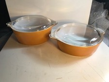 Vintage Pyrex Old Orchard Fruit Refrigerator Dish with Ribbed Lid — listing 3