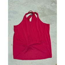 Pink Cotton Fleece-Lined Pullover Hoodie with Twist-Back Detail — listing 4