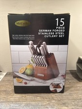 McCook 15-Piece German Forged Stainless Steel Knife Block Set — listing 2