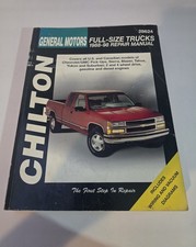 Chilton General Motors Full-Size Trucks 1988-98 Repair Manual #28624 — listing 3