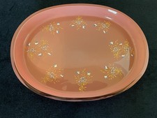 Amethyst / Cranberry-Tone Cased Glass Vase with Wheel-Cut Floral Daisy Engraving — listing 3