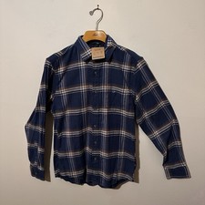 Eddie Bauer Men's Slim Fit Plaid Flannel Shirt, Size M, Blue/Green — listing 5