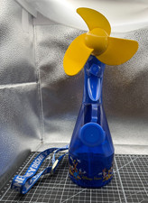 Disney Parks Handheld Water Misting Fan with Character Graphics and Lanyard Strap