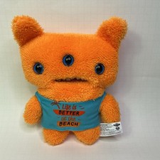 Fuggler Vacay Vibes 9" Plush by ZURU - Mr Buttons (Multi Pink/Orange/Yellow) — listing 3