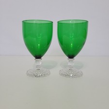 Anchor Hocking Emerald Green Boopie Bubble Foot Tea Glass Goblet, 6.75 inch — listing 6