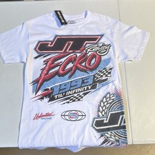 Ecko Unltd. Racing Rhinestone Graphic T-Shirt, Black, Size L
