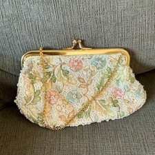 Vintage Jolles Original Blue Handbag with Chain Strap — listing 2