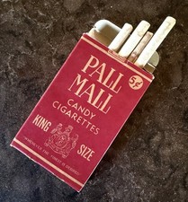 Vintage Pall Mall Lights Menthol King Size Cigarette Tin Box (Teal/Green Hinged Lid) — listing 2