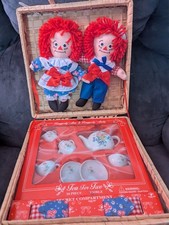 Raggady Ann Teaset Ceramic Figurine Collection (Item #30597) in Original Box Complete set inside — listing 3