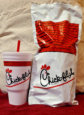 Chick-fil-A Reusable Insulated Cup with Straw - "Eat Mor Chikin" Cow Design — listing 3