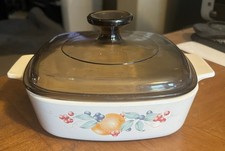Corning Ware Abundance (Fruit Basket) Pattern Casserole Dish — listing 5