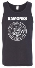 Ramones Presidential Seal Eagle Graphic Sleeveless Muscle Tank, Women's Large