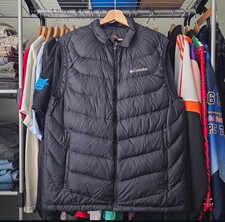Columbia Sportswear Women's Quilted Zip-Front Vest with Cable-Knit Back, Cream, Size L — listing 5