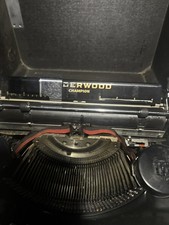 Antique Portable Typewriter with Round Glass-Top Keys, Circa 1920s — listing 2