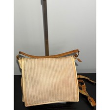 Cream Perforated Floral Leather Hobo Shoulder Bag with Tassel — listing 6