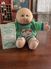 Vintage Cabbage Patch Kids Baldie Doll with Blue Eyes and Original Adoption Papers — listing 2