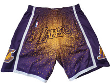 Mitchell & Ness Los Angeles Lakers Swingman Shorts Purple — listing 2
