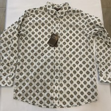 Ariat Men's Short Sleeve Button-Down Western Shirt, Teal Medallion Print, Size XXL — listing 4