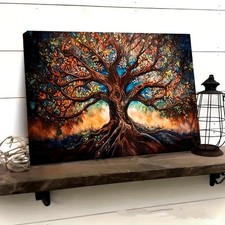 Framed Abstract Mixed-Media Artwork, Set of 3 — listing 6