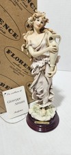 Italian Porcelain Figurine of a Girl Artist Painter with Easel and Framed Paintings — listing 5