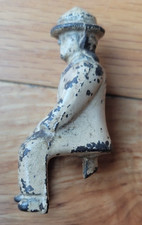 Antique Cast Iron Two-Seat Horse-Drawn Phaeton Carriage Toy with Two White Horses and Figures — listing 4