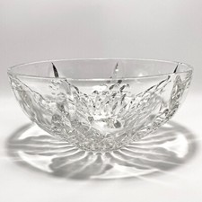 Cut Crystal Fruit/Serving Bowl with Scalloped Fan-and-Star Design — listing 6