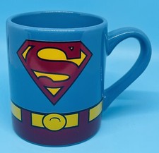 Superman Logo Splatter 14 oz Ceramic Coffee Mug by Silver Buffalo (DC Comics), listing 6