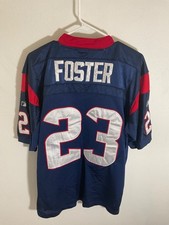 Arian Foster #23 Houston Texans White NFL Onfield Equipment Licensed Jersey, Size M — listing 2
