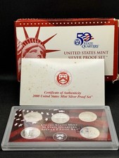 2000 United States Mint Silver Proof Set (50 State Quarters)