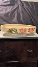 Catalina Gladding McBean Console Bowl C-219, Ivory & Coral Freeform Ruffle-Rim Bowl — listing 5