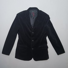 Guess Men's Black Cotton Snap-Front Blazer Jacket, Size L (NWT) — listing 6