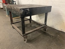 Heavy-Duty Industrial Steel Welding Work Table on Casters, 5' x 8' — listing 4