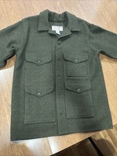 Filson Mackinaw Wool Cruiser Jacket in Blue & Black Buffalo Plaid — listing 2