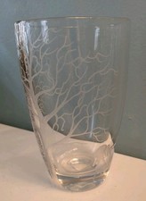 Scandinavian Engraved Crystal Vase with Figural Woman Motif — listing 6