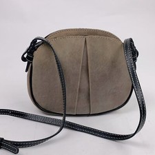 boho round crossbody Black Embossed Leather Round Canteen Crossbody Bag with Tassel — listing 3