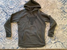 Under Armour Project Rock Black Hooded Sweatshirt Jacket, Men's Size M — listing 5