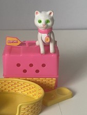 Mattel White Persian Cat Plush with Red Nose and Ribbon — listing 2