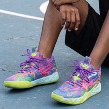 Puma MB.03 Basketball Shoes - Colorful Swirl Colorway