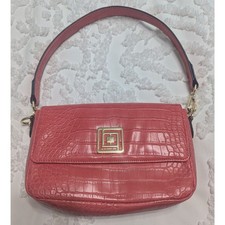 Liz Claiborne Pink Faux Leather Shoulder Bag with Tassel — listing 4