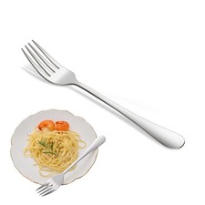 Set of 5 Stainless Steel Ornate Floral Salad/Dessert Forks