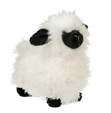 Plush Sheep / Lamb Stuffed Animal with Black Face and Legs