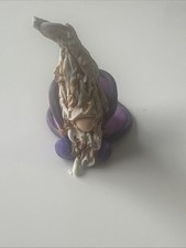 Handmade Polymer Clay Fantasy Wizard Pen with Bearded Face and Cabochon Stone — listing 5