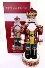 Ceramic Christmas Nutcracker Toy Soldier Figurine with Top Hat — listing 2