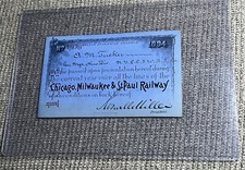 1899 Chicago, Milwaukee & St. Paul Railway Annual Pass No. 3922 — listing 2
