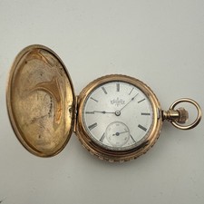Elgin pocket filled Pocket Watch in Wadsworth Gold-Filled Hunter Case — listing 4