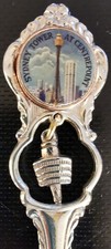 CN Tower Toronto Canada Souvenir Collector Spoon with CN Tower Figural Finial — listing 2