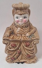 Vintage Figural Ceramic Cookie Jars — Dressed Cat and 'Love Me' Puppy (Pair) — listing 3
