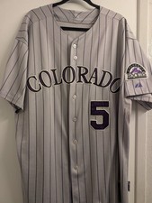 Majestic Colorado Rockies Cool Base Dry Wicking Shirt - Adult Large Black — listing 3