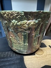 Weller Pottery Woodcraft Squirrel Jardinière Planter — listing 3